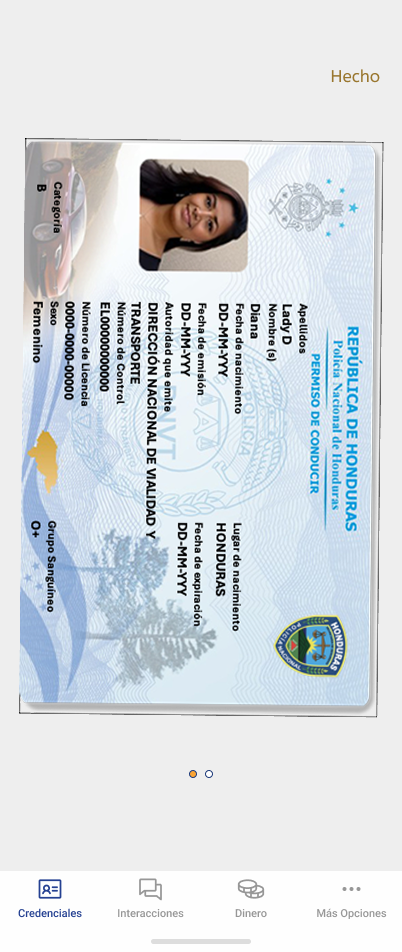 Licencia de Conducir Digital