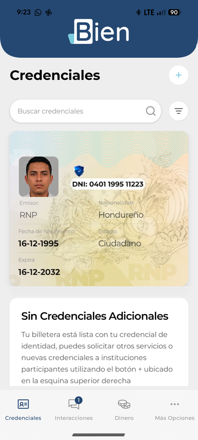 DNI Biom&eacute;trico