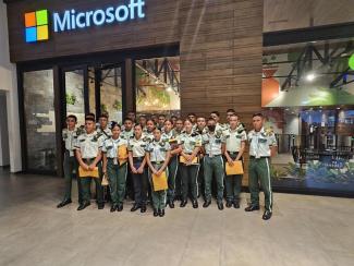 Estudiantes del Liceo Militar de Honduras